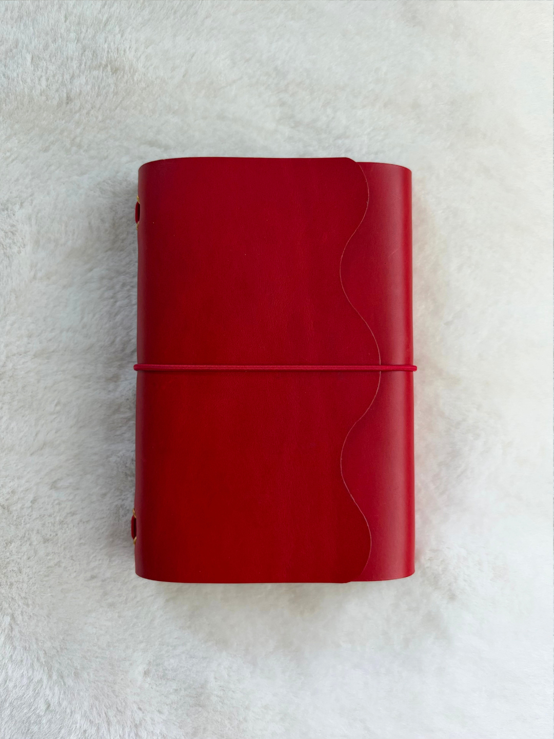 A6 red, red elastic